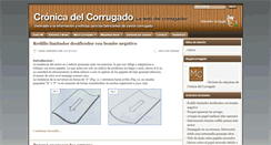 Desktop Screenshot of cronicadelcorrugado.com