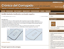Tablet Screenshot of cronicadelcorrugado.com